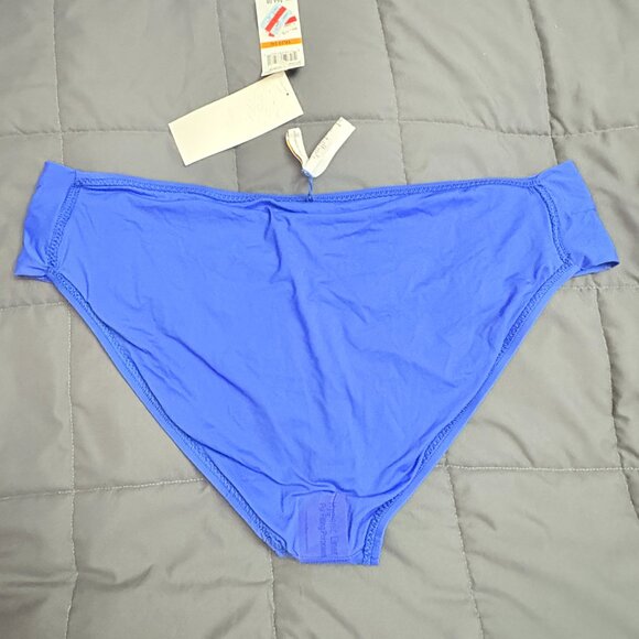 Becca Etc Plus Size Ruched Hipster Bikini Bottoms - 3X (22-24) - NWT - Picture 4 of 10